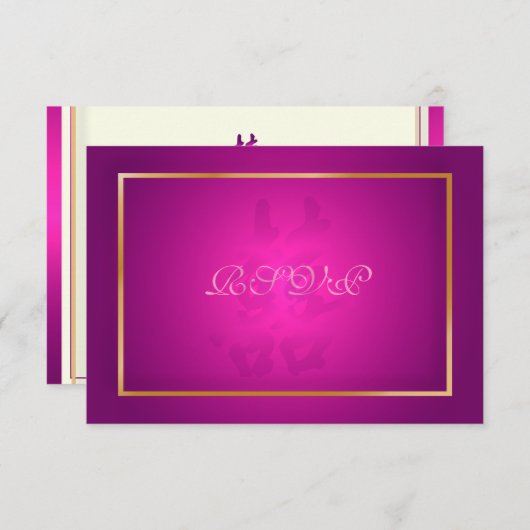 PixDezines rsvp Double Happiness/frambose (Voorkant / Achterkant)