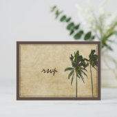 PixDezines rsvp dubbele palmen/diy fonts (Staand voorkant)