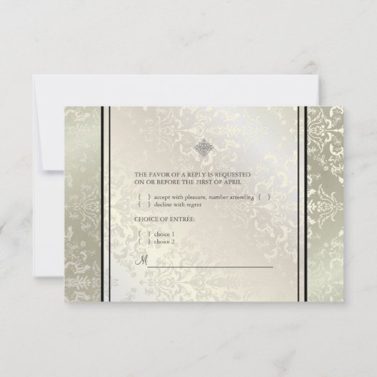 PixDezines rsvp Étienne Damask (Achterkant)