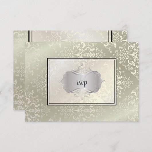 PixDezines rsvp Étienne Damask (Voorkant / Achterkant)