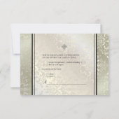 PixDezines rsvp Étienne Damask Kaartje (Achterkant)