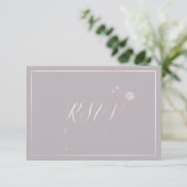 PixDezines RSVP Faux Folie Blush Roze/DIY Achtergr (Staand voorkant)