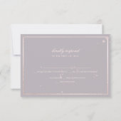 PixDezines RSVP Faux Folie Blush Roze/DIY Achtergr (Achterkant)