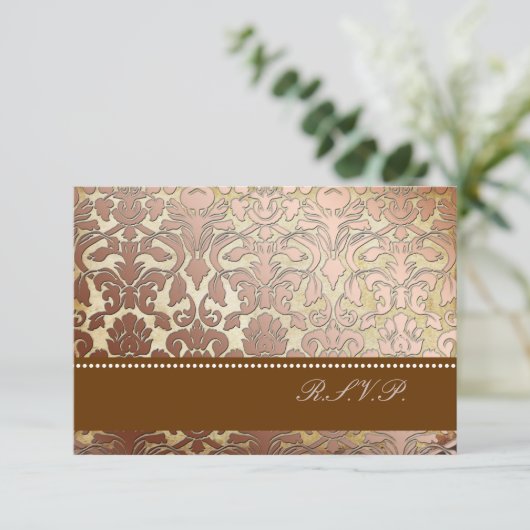 PixDezines rsvp faux koperdemask/diy kleuren (Staand voorkant)