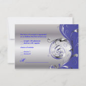 PixDezines rsvp Filigree+swirls/zilver+blauw (Achterkant)