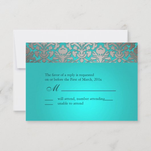 PixDezines rsvp Flora Damask/aqua (Achterkant)