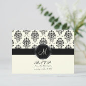 PixDezines rsvp Florentius Damask | DIY-kleur (Staand voorkant)