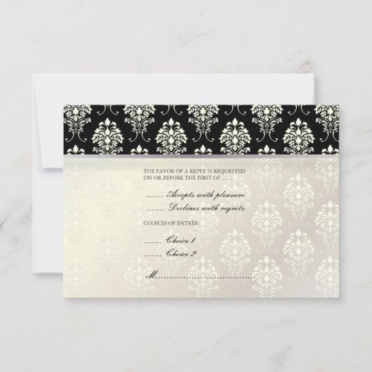 PixDezines rsvp Florentius Damask | DIY-kleur (Achterkant)