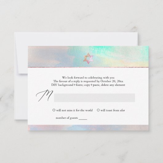 PixDezines RSVP Geborsteld Waterverf Vleermuis Mit (Achterkant)