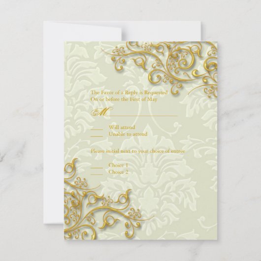 PixDezines rsvp gilded gold swirls (Achterkant)