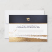 PixDezines RSVP Grafiet Mitzvah ✡ (Achterkant)