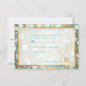 PixDezines rsvp grunge bar mitswa/blauw/goud (Achterkant)