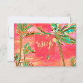 PixDezines RSVP Hawaiian Beach/Coral (Voorkant)