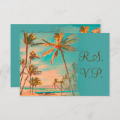 PixDezines rsvp  hawaiian strand/blauwgroen (Voorkant / Achterkant)