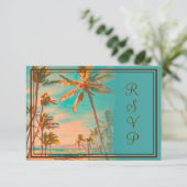 PixDezines rsvp  hawaiian strand/blauwgroen (Staand voorkant)