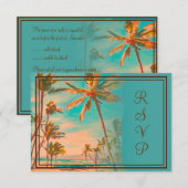 PixDezines rsvp  hawaiian strand/blauwgroen (Voorkant / Achterkant)