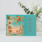 PixDezines rsvp  hawaiian strand/blauwgroen (Staand voorkant)
