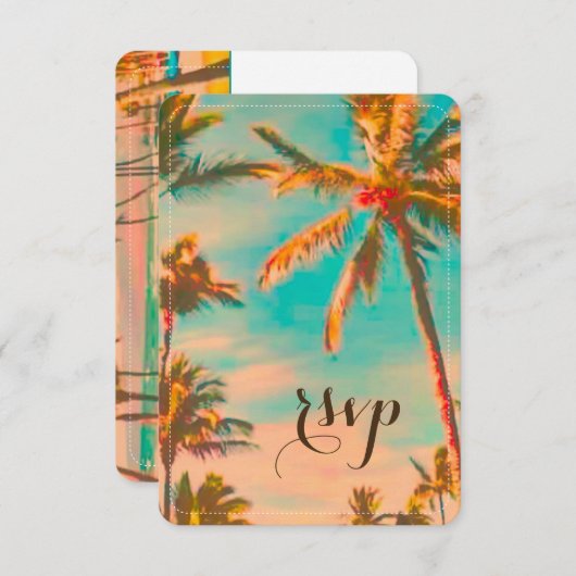 PixDezines rsvp  hawaiian strand/kobalt (Voorkant / Achterkant)