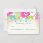 PixDezines rsvp hibiscus/luau/faux parchment (Achterkant)