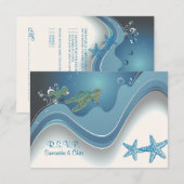 PixDezines rsvp honu+waves (Voorkant / Achterkant)