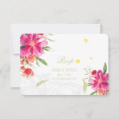 PixDezines rsvp kan bloemen/waterverf (Voorkant)