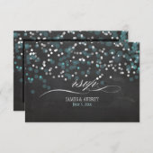 PixDezines rsvp-karton wintersoiree RSVP Kaartje (Voorkant / Achterkant)