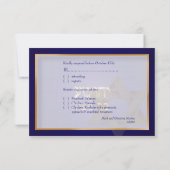 PixDezines rsvp klassieke bar mitzvah/blauw/goud (Achterkant)