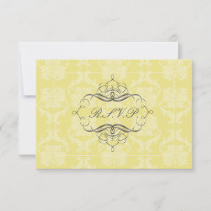 PixDezines rsvp Liliana Damask, aanpasbaar