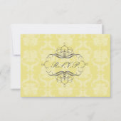 PixDezines rsvp Liliana Damask, aanpasbaar (Voorkant)