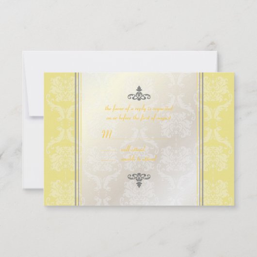 PixDezines rsvp Liliana Damask, aanpasbaar (Achterkant)