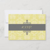 PixDezines rsvp Liliana Damask, aanpasbaar (Voorkant)
