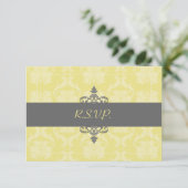 PixDezines rsvp Liliana Damask, aanpasbaar (Staand voorkant)