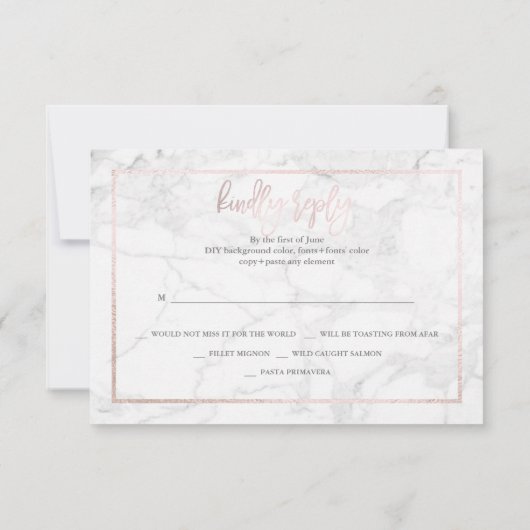 PixDezines RSVP Marmer/Blush Pink (Achterkant)