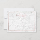 PixDezines RSVP Marmer/Blush Pink Kaartje (Achterkant)