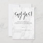 PixDezines RSVP Marmeren Bar Mitzvah ✡ (Achterkant)