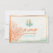 PixDezines rsvp maui coral+seahorse, strandpartij (Voorkant)