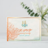 PixDezines rsvp maui coral+seahorse, strandpartij (Staand voorkant)