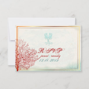 PixDezines rsvp maui coral+seahorse, strandpartij