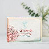 PixDezines rsvp maui coral+seahorse, strandpartij (Staand voorkant)