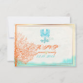 PixDezines rsvp maui coral+seahorse, strandpartij (Voorkant)