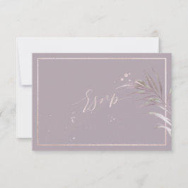 PixDezines RSVP Mauve Palms Doe-het-zelf-achtergro Kaartje