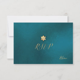 PixDezines RSVP minimalistische Blauwgroen groene 