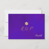 PixDezines RSVP minimalistische ultraviolette Mitz (Voorkant)