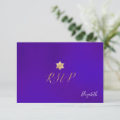 PixDezines RSVP minimalistische ultraviolette Mitz (Staand voorkant)