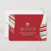 PixDezines RSVP MITZVAH/RED TALLIT/DIY Achtergrond (Voorkant)