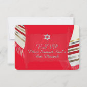 PixDezines RSVP MITZVAH/RED TALLIT/DIY Background (Voorkant)