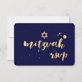 PixDezines rsvp mitzvah/verblind/doe-het-zelf kleu Kaartje