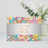 PixDezines rsvp mod stars/bar mitswa (Staand voorkant)