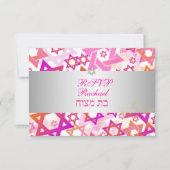 PixDezines rsvp mod stars/bar mitswa/roze/zilver (Voorkant)