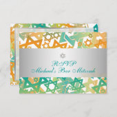 PixDezines rsvp mod stars/bar mitswa/sinaasappel+b (Voorkant / Achterkant)